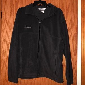 Black fleece Columbia jacket